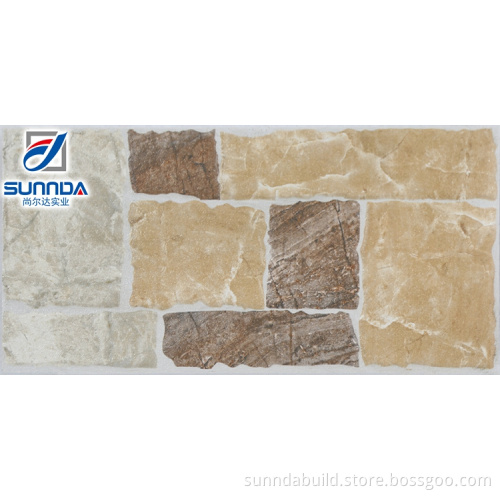 200x400mm imitation stone veranda floor tile outdoor garden balcony floor tile,Ceramic Outdoor Exterior Wall Tiles